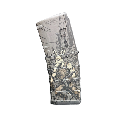 Tactical Kangaroo MAG Fiber Laser Engraving Design detail view, ready for digital crafting
