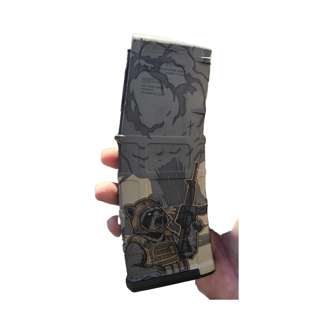 Tactical Raccoon MAG design preview, pmag designs
