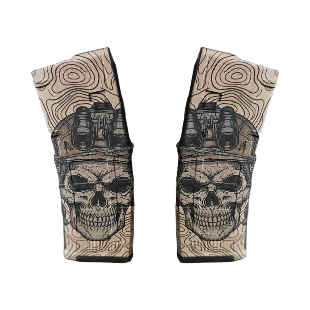 Tactical Skull MAG Lightburn design preview, pmag designs