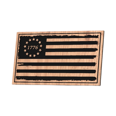 Tattered United States Flag design preview, flags