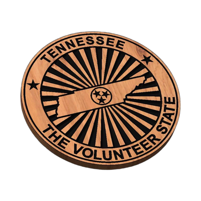 Tennessee Volunteer State SVG file for laser cutting and CNC routing, LightBurn and Vectric ready