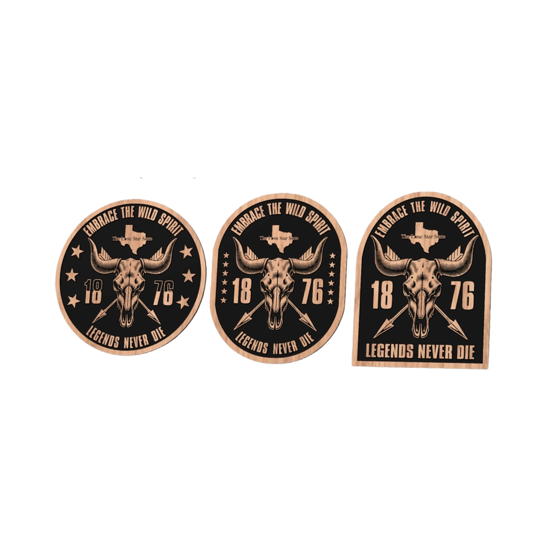 Texas Longhorn 1876 Designs design preview, us states