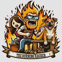 The Burning Hacker logo