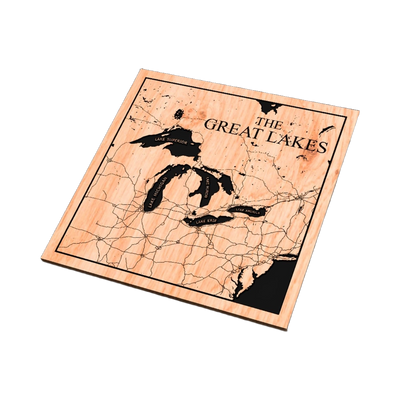 The Great Lakes Map - Ontario/America design preview, maps & terrain