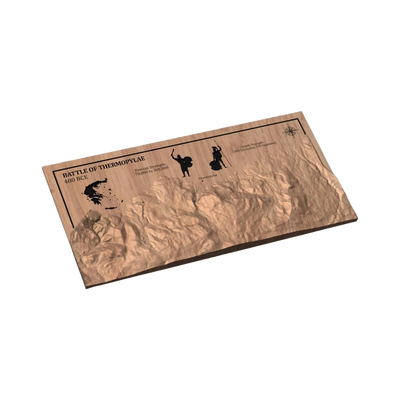 Thermopylae Battle Terrain STL file for laser cutting and CNC routing, LightBurn and Vectric ready