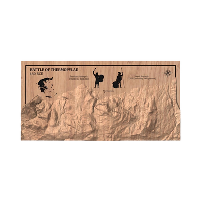 Thermopylae Battle Terrain design preview, operations & history