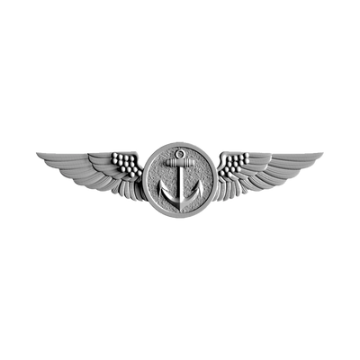 U.S. Navy Aviation Observer Badge STL file for 3D printing and CNC routing, LightBurn and Vectric ready