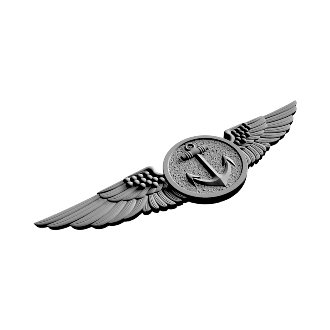 U.S. Navy Aviation Observer Badge design preview, navy