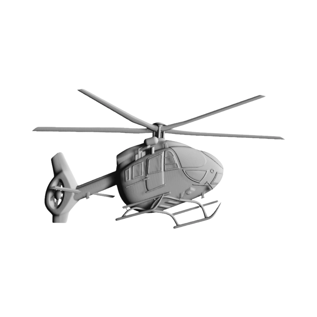 UH-72 Lakota STL file for digital crafting, LightBurn and Vectric ready
