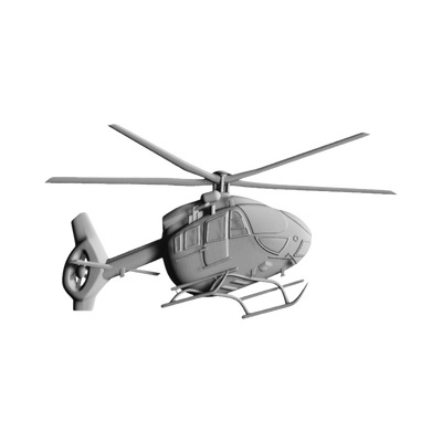UH-72 Lakota STL file for digital crafting, LightBurn and Vectric ready