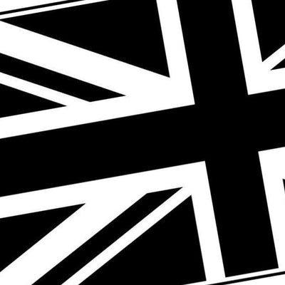United Kingdom Flag detail view, ready for laser cutting and CNC routing