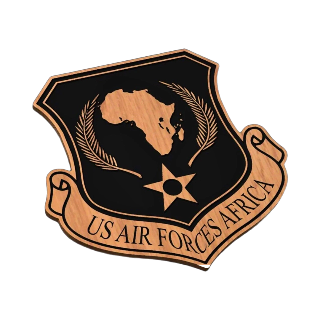 U.S. Air Force Africa SVG file for laser cutting and CNC routing, LightBurn and Vectric ready