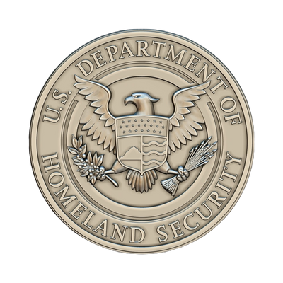 U.S. Dept. of Homeland Security STL file for digital crafting, LightBurn and Vectric ready