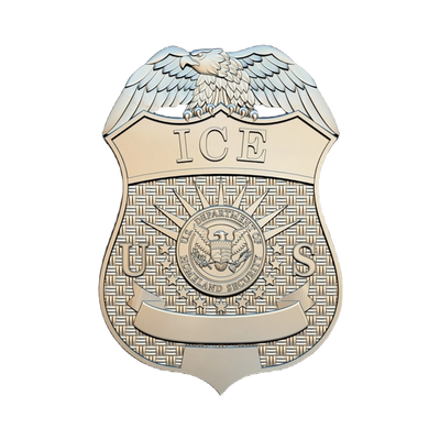 U.S. Immigration & Customs Enforcement STL file for digital crafting, LightBurn and Vectric ready