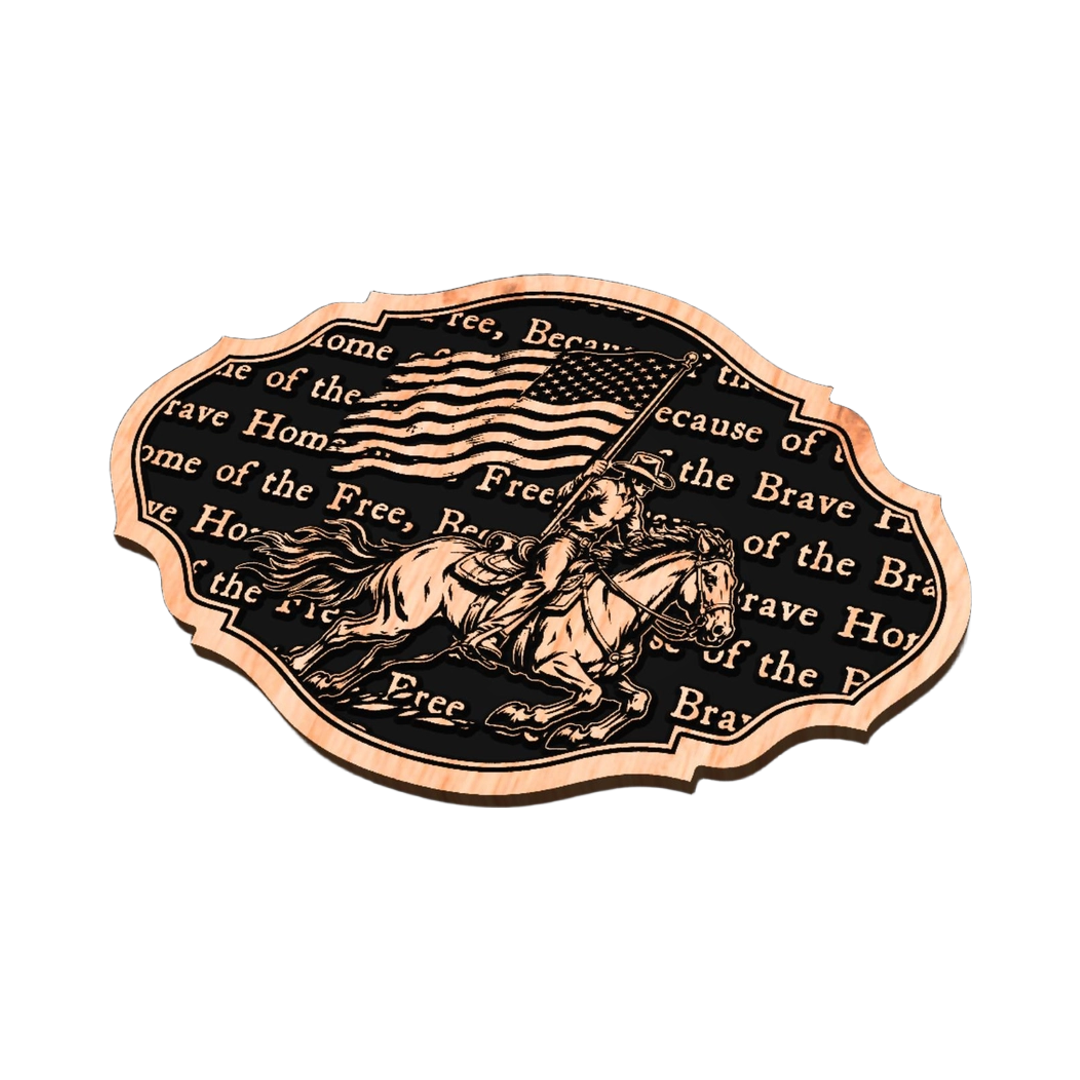USA Cowboy Patriot design preview, patriotic & americana