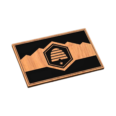 Utah State Flag SVG file for laser cutting and CNC routing, LightBurn and Vectric ready