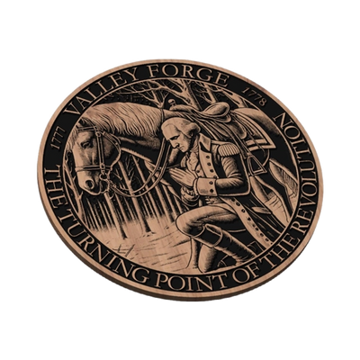 Valley Forge George Washington design preview, historical americana