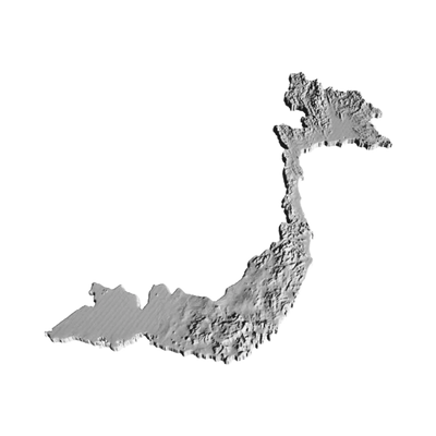 Vietnam Terrain Map design preview, countries & world
