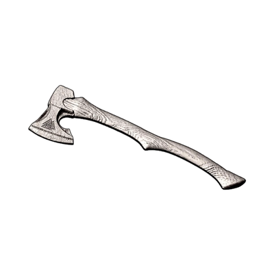 Viking Axe detail view, ready for 3D printing and CNC routing