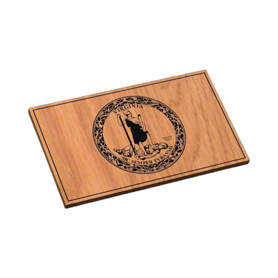 Virginia State Flag SVG file for laser cutting and CNC routing, LightBurn and Vectric ready