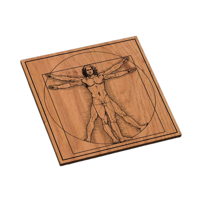 Vitruvian Man SVG file for laser cutting and CNC routing, LightBurn and Vectric ready