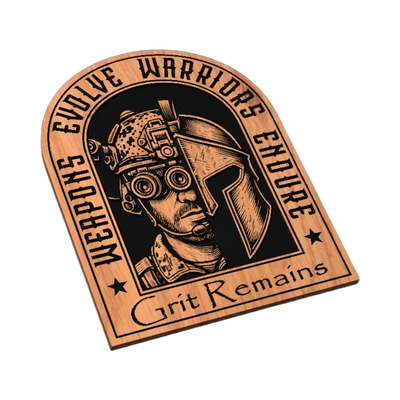Warriors Endure SVG file for laser cutting and CNC routing, LightBurn and Vectric ready