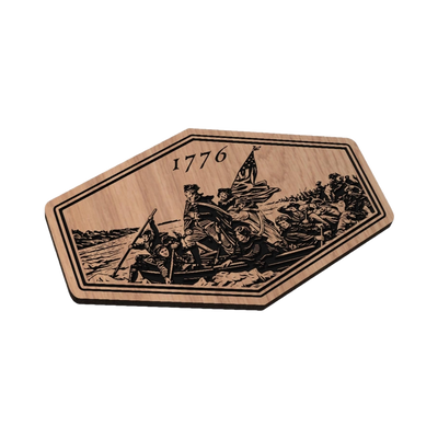 Washington Delaware Crossing detail view, ready for laser cutting and CNC routing