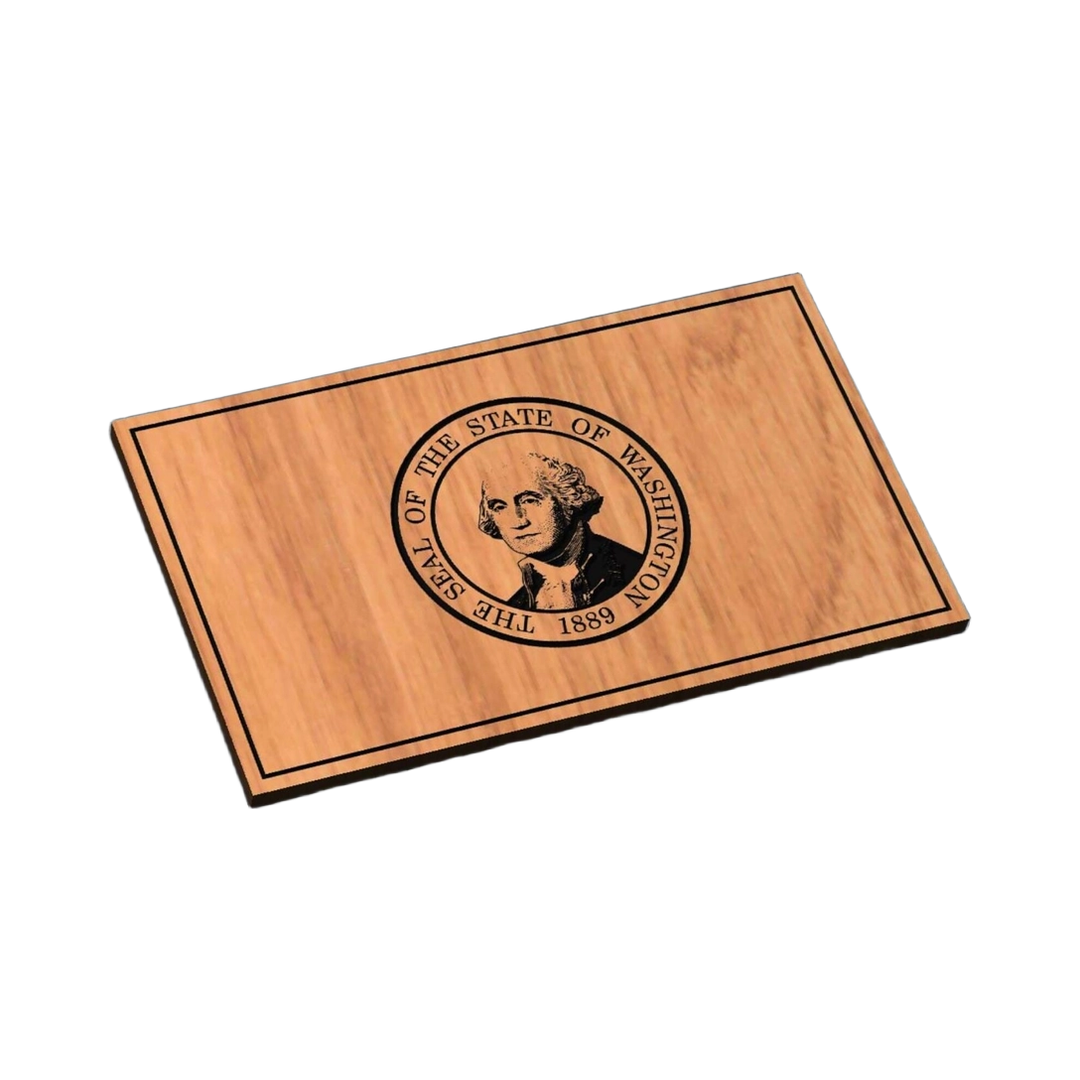 Washington State Flag SVG file for laser cutting and CNC routing, LightBurn and Vectric ready