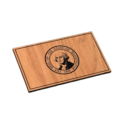 Washington State Flag SVG file for laser cutting and CNC routing, LightBurn and Vectric ready