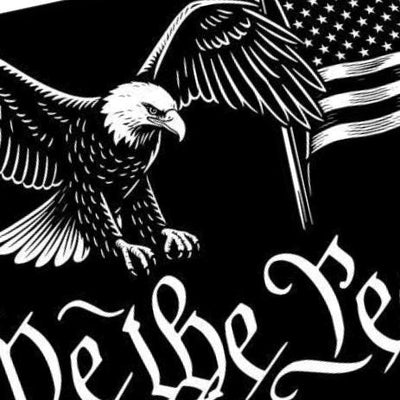We The People Sign detail view, ready for laser cutting and CNC routing