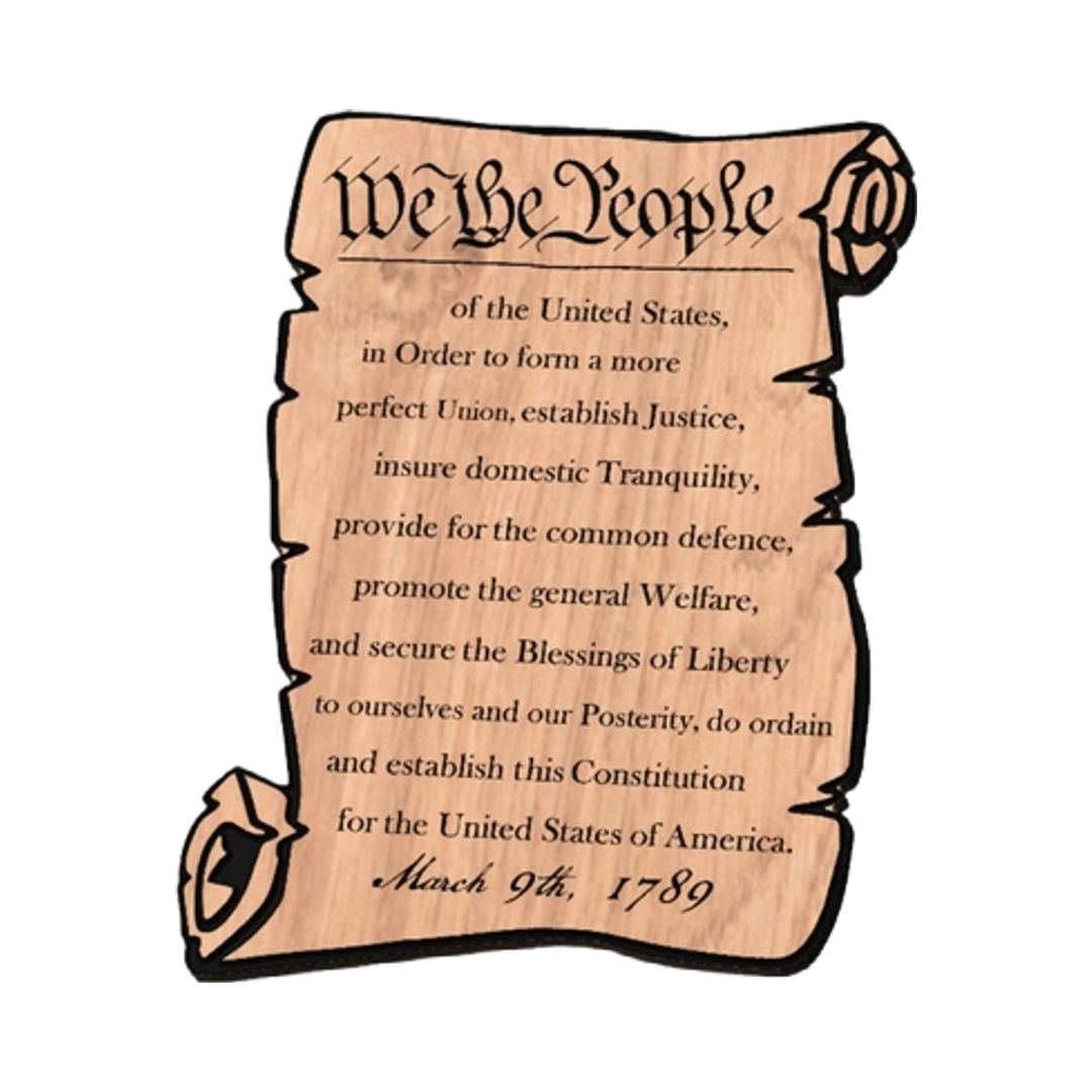 We The People Constitution design preview, historical americana