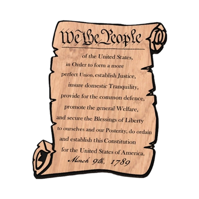We The People Constitution design preview, historical americana