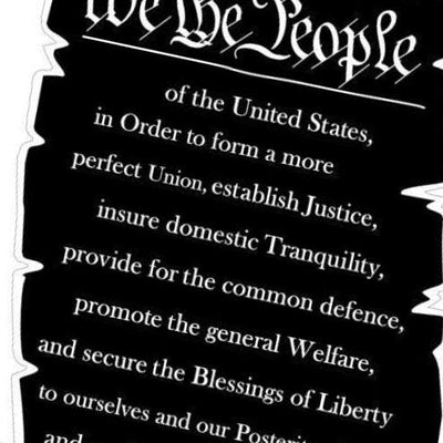 We The People Constitution detail view, ready for laser cutting and CNC routing