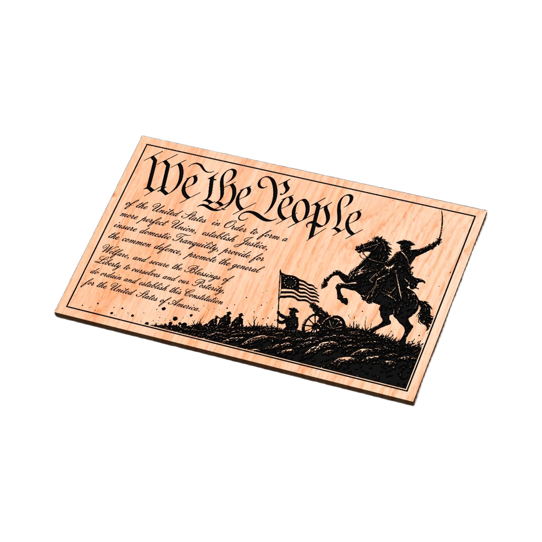 We The People Constitution Battle design preview, patriotic & americana