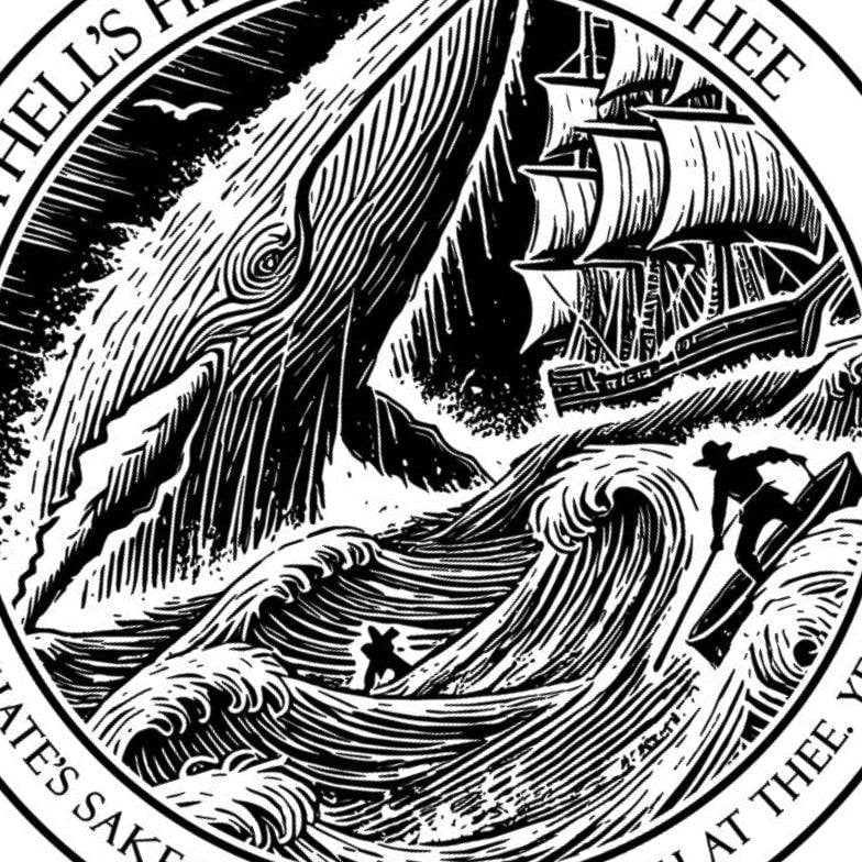 Whale Sea Scene compatible with Glowforge and LightBurn