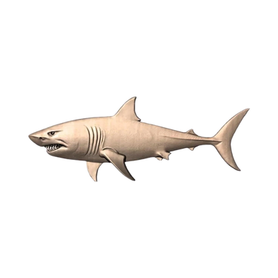 Great White Shark STL file included with instant download