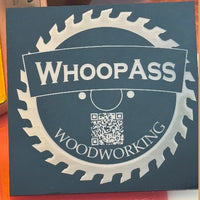 WhoopAss Woodworking logo