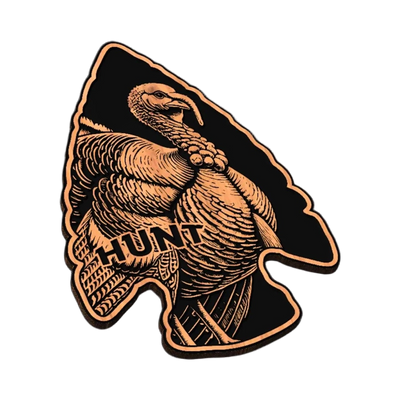 Wild Turkey Hunting SVG file for laser cutting and CNC routing, LightBurn and Vectric ready