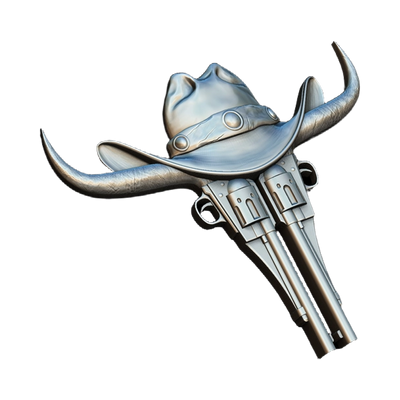 Cowboy & Revolvers - Wild West design preview, historical americana
