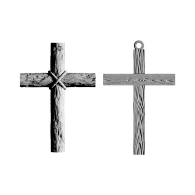 Wooden Crosses STL file for 3D printing and CNC routing, LightBurn and Vectric ready