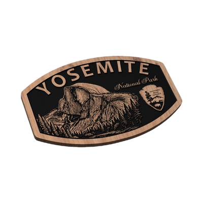Yosemite National Park Design detail view, ready for laser cutting and CNC routing