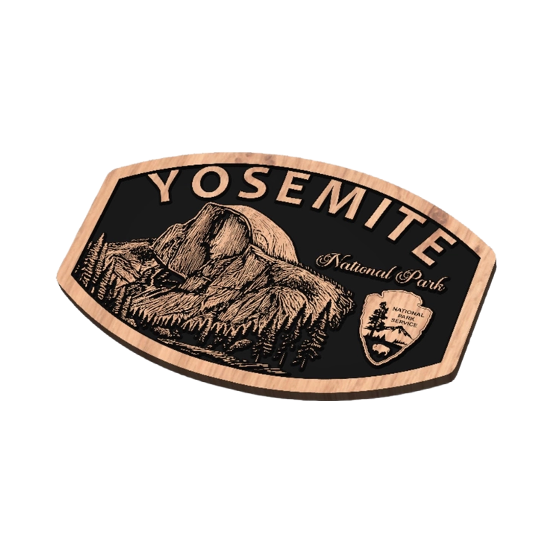 Yosemite National Park Design SVG file included with instant download