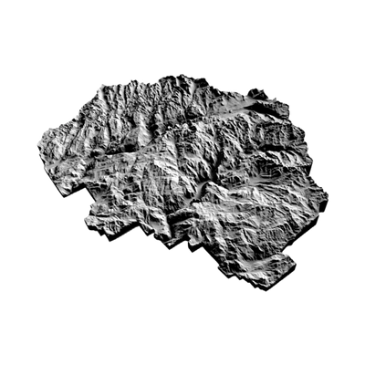 Yosemite National Park Topographic Map design preview, national parks