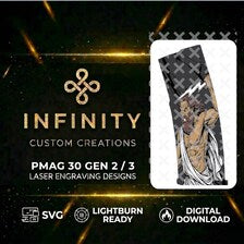 Zeus MAG Engraving File SVG file for digital crafting, LightBurn and Vectric ready