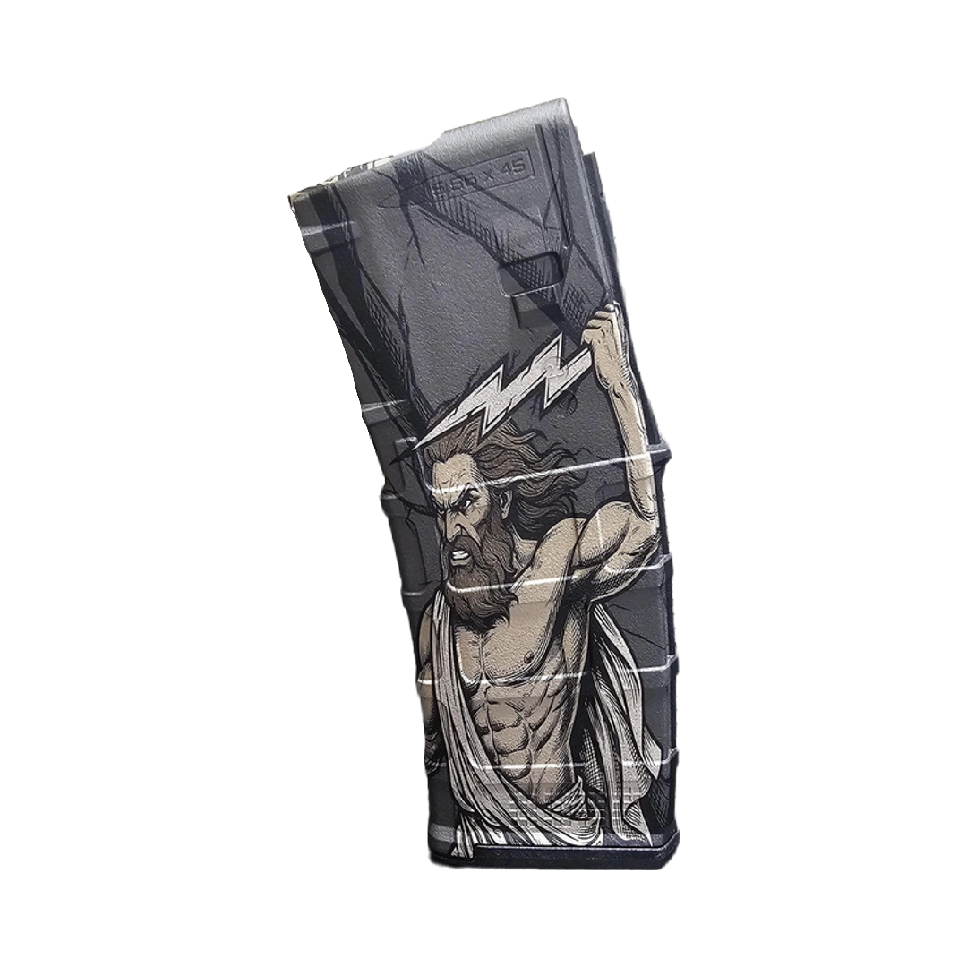 Zeus MAG Engraving File design preview, pmag designs